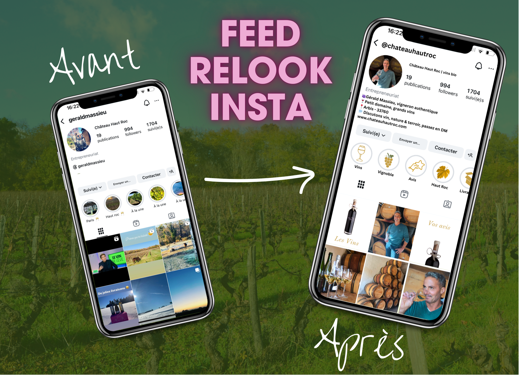 relook instagram - instagram vitrine - Stephugo Studio